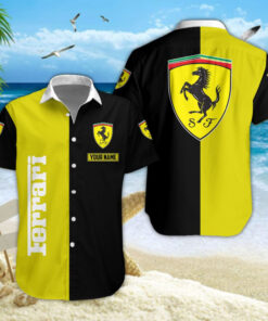 Chemise Hawaïenne Ferrari