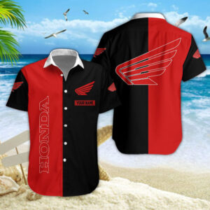 Chemise Hawaïenne Honda Motorcycle
