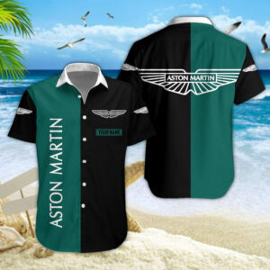 Chemise Hawaïenne Aston Martin