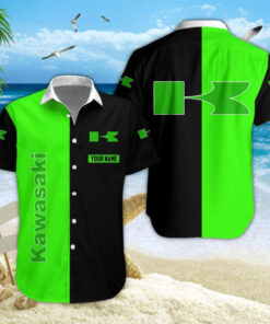 Chemise Hawaïenne Kawasaki