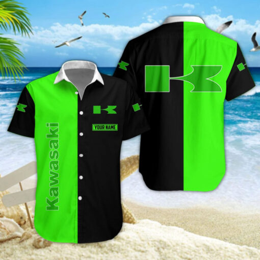 Chemise Hawaïenne Kawasaki
