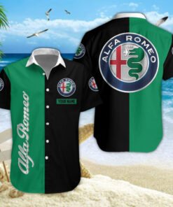 Chemise Hawaïenne Alfa Romeo