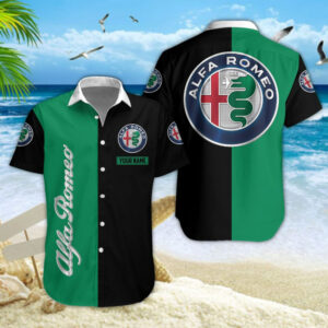 Chemise Hawaïenne Alfa Romeo
