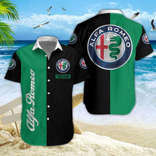 Chemise Hawaïenne Alfa Romeo