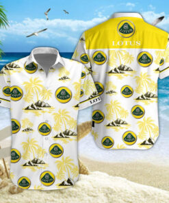 Chemise Hawaïenne Lotus V02