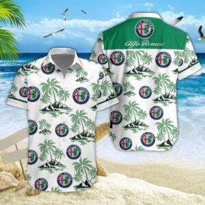 Chemise Hawaïenne Alfa Romeo V02