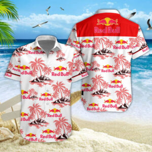Chemise Hawaïenne Red Bull V02