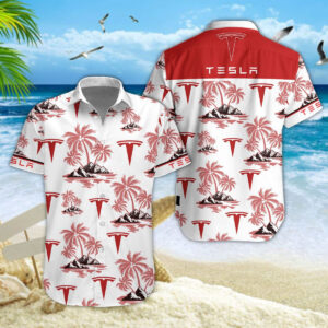 Chemise Hawaïenne Tesla V02