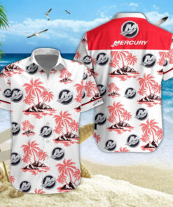 Chemise Hawaïenne Mercury Marine V02
