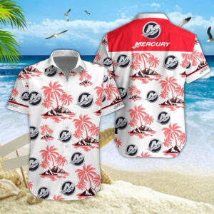 Chemise Hawaïenne Mercury Marine V02