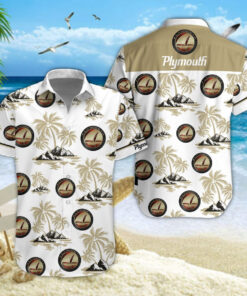 Chemise Hawaïenne Plymouth V02
