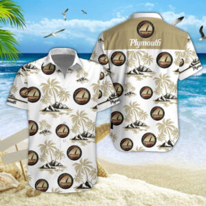 Chemise Hawaïenne Plymouth V02