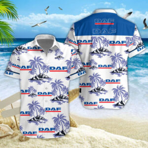 Chemise Hawaïenne DAF Trucks V02