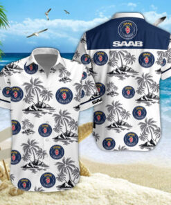 Chemise Hawaïenne Saab Automobile V02