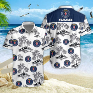 Chemise Hawaïenne Saab Automobile V02