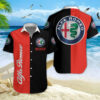 Chemise Hawaïenne Alfa Romeo Red