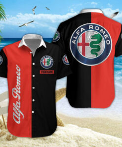 Chemise Hawaïenne Alfa Romeo Red