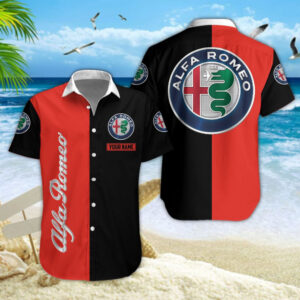 Chemise Hawaïenne Alfa Romeo Red