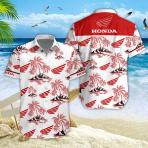 Chemise Hawaïenne Honda Motorcycle V02