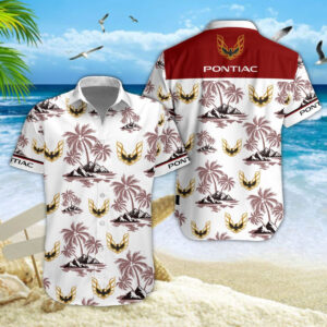Chemise Hawaïenne Firebird Pontiac V02