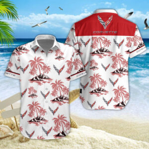 Chemise Hawaïenne Chevrolet Corvette V02