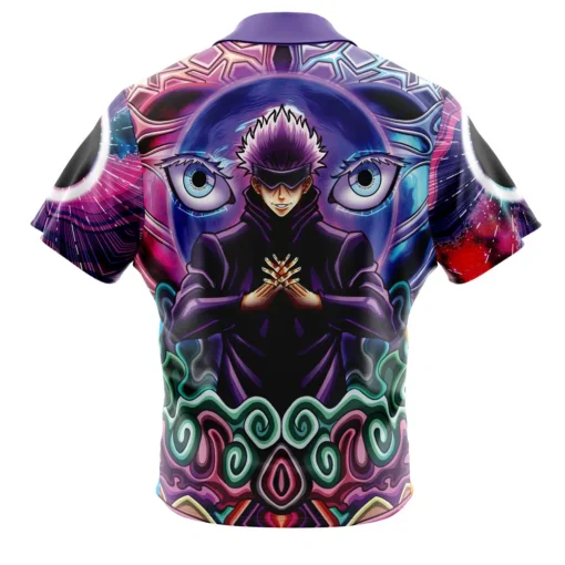 Chemise hawaïenne Trippy Gojo Satoru Jujutsu Kaisen – Image 2