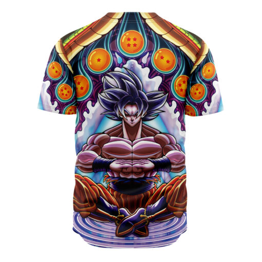 Maillot de baseball Goku Ultra Instinct Psychédélique Dragon Ball Z Sans Bordure – Image 3