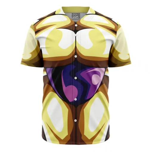 Maillot de baseball Golden Freezer 3D Cosplay Dragon Ball Z