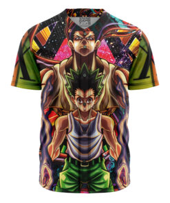 Maillot de baseball Gon Freecss Psychédélique Hunter X Hunter Sans Bordure