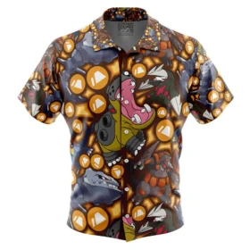 Chemise hawaïenne Type Sol Pokémon