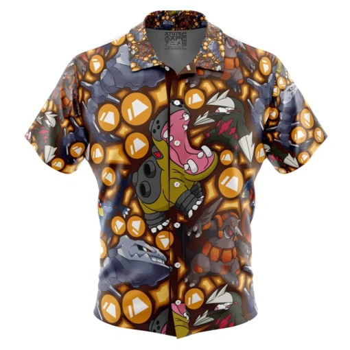 Chemise hawaïenne Type Sol Pokémon