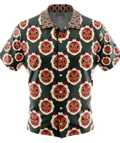 Chemise hawaïenne Masque de Hime Princesse Mononoké