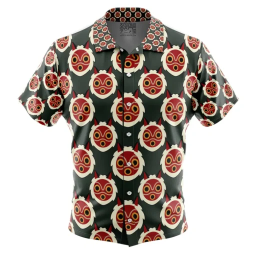 Chemise hawaïenne Masque de Hime Princesse Mononoké