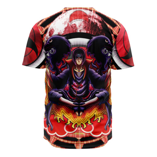 Maillot de baseball Itachi Méditant Psychédélique Akatsuki Sans Bordure – Image 3