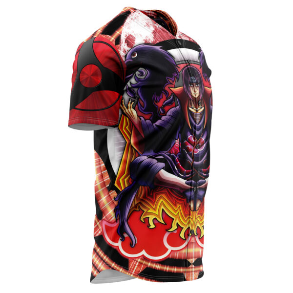 Maillot de baseball Itachi Méditant Psychédélique Akatsuki Sans Bordure – Image 2