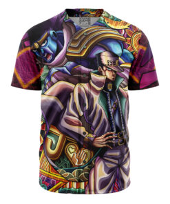 Maillot de baseball Jotaro Kujo Psychédélique JoJo’s Bizarre Adventure Sans Bordure