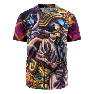 Maillot de baseball Jotaro Kujo Psychédélique JoJo’s Bizarre Adventure Sans Bordure