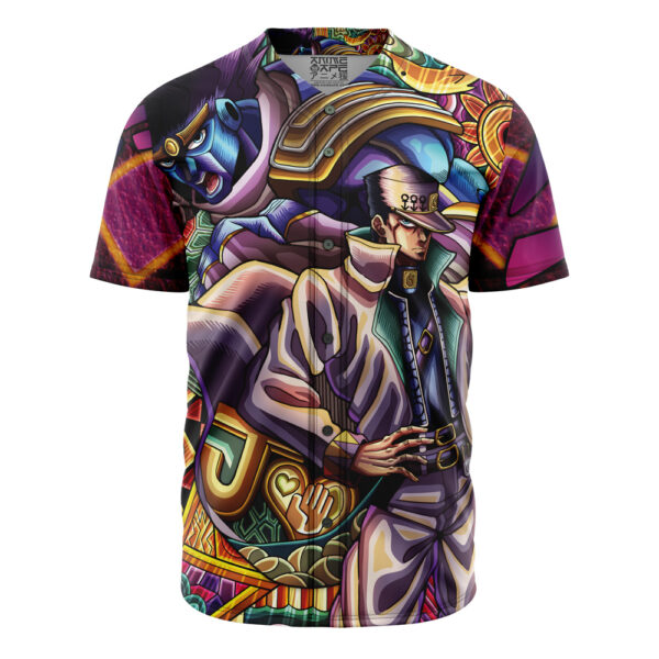 Maillot de baseball Jotaro Kujo Psychédélique JoJo’s Bizarre Adventure Sans Bordure