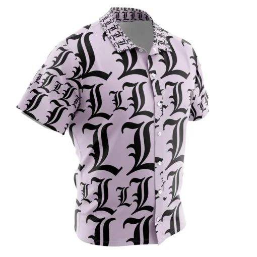 Chemise hawaïenne Symbole L Death Note – Image 2