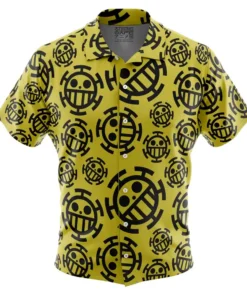 Chemise hawaïenne Trafalgar Law Jolly Roger One Piece