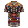 Maillot de baseball Monkey D. Luffy Psychédélique One Piece Sans Bordure