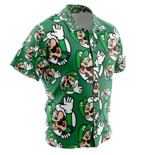 Chemise hawaïenne Luigi Mario Bros – Image 2