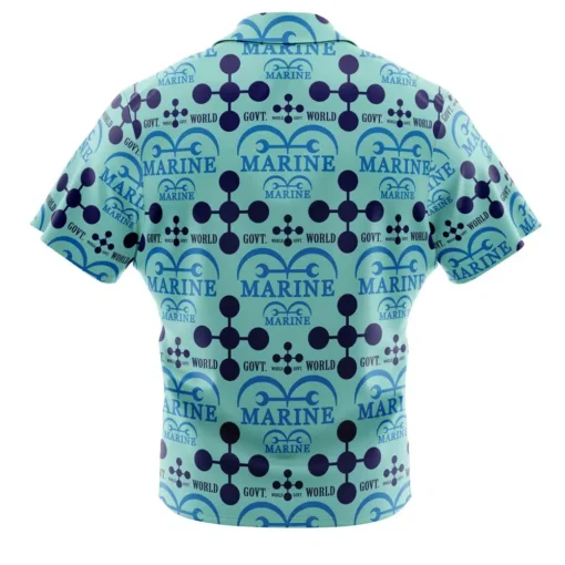 Chemise hawaïenne Marine x Gouvernement Mondial One Piece – Image 2