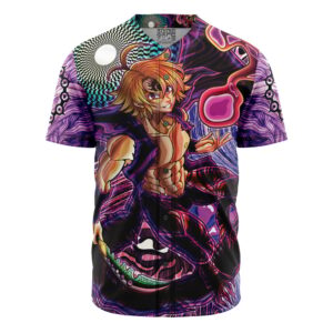 Maillot de baseball Meliodas Mode Assaut Psychédélique Seven Deadly Sins Sans Bordure