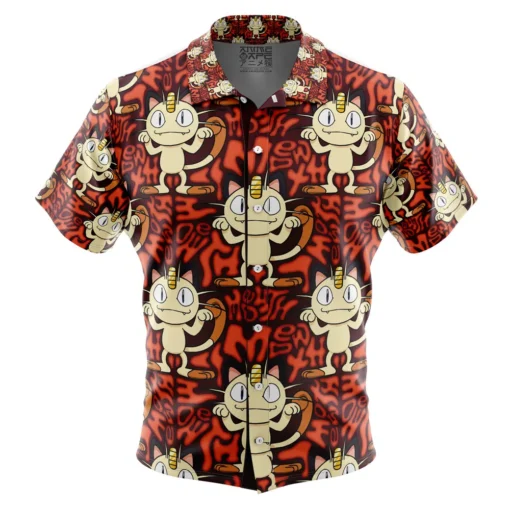 Chemise hawaïenne Miaouss Pokémon