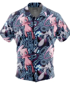 Chemise hawaïenne Mew x Mewtwo Pokémon