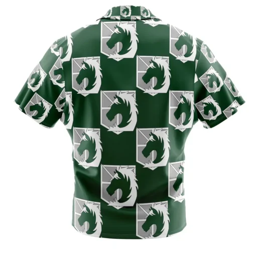 Chemise hawaïenne Police militaire L’Attaque des Titans – Image 3