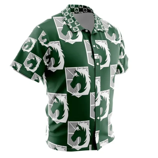 Chemise hawaïenne Police militaire L’Attaque des Titans – Image 2