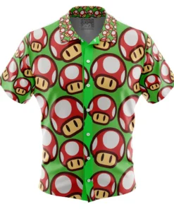 Chemise hawaïenne Champignon Mario Bros