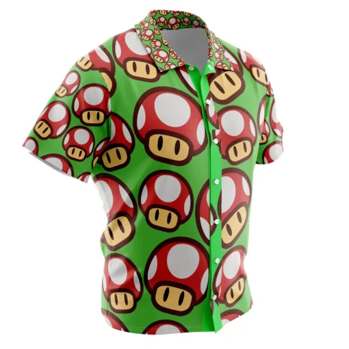Chemise hawaïenne Champignon Mario Bros – Image 2